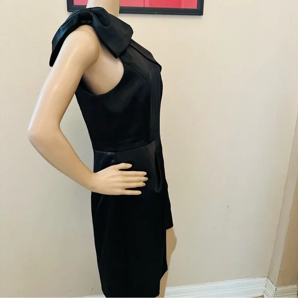 adrianna papell black one shoulder dress Multi Colored Floral Print Chiffon Gown With One Shoulder Neckline main image 1
